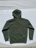 Load image into Gallery viewer, Rooted || Red Lace Up Hoodie
