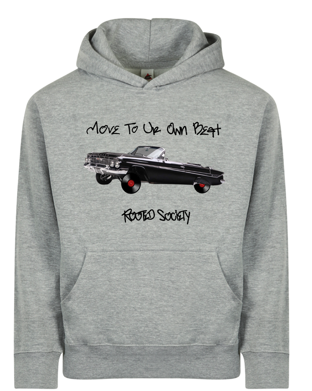 Move to Ur Own Best Hoodie- Gray