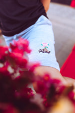 Load image into Gallery viewer, Rooted Pink Rose Logo Shorts Cotton
