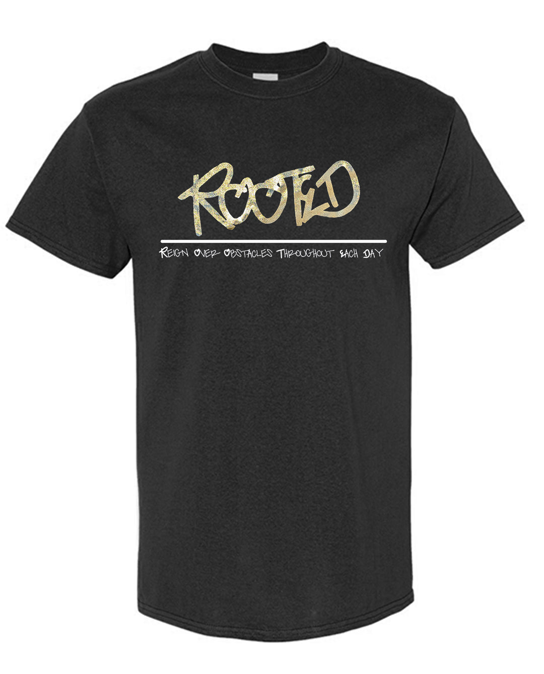 Adult | Rooted Sueded Acronym Tee